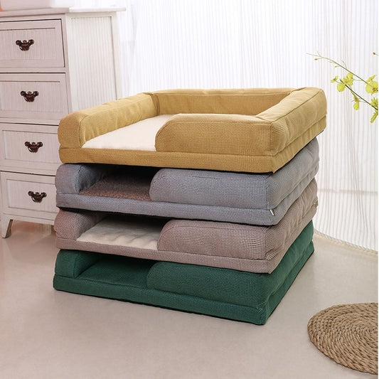 Hundebett mit Umrahmung
